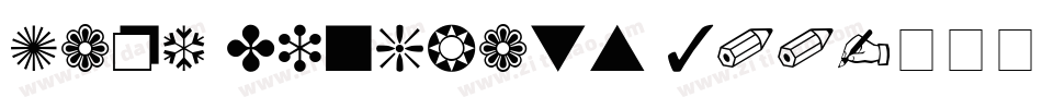 Zapf Dingbats 300字体转换